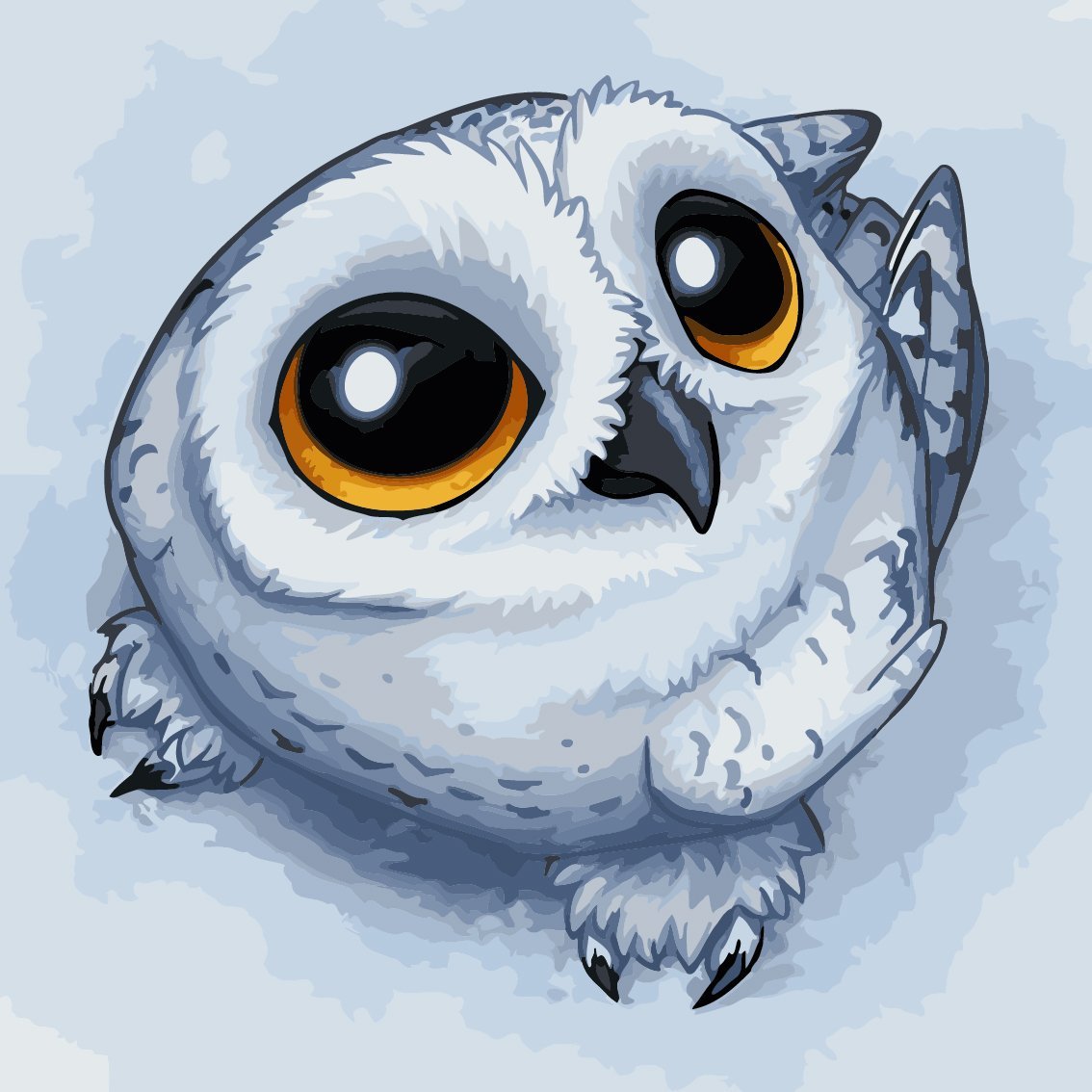 Совы мультяшные