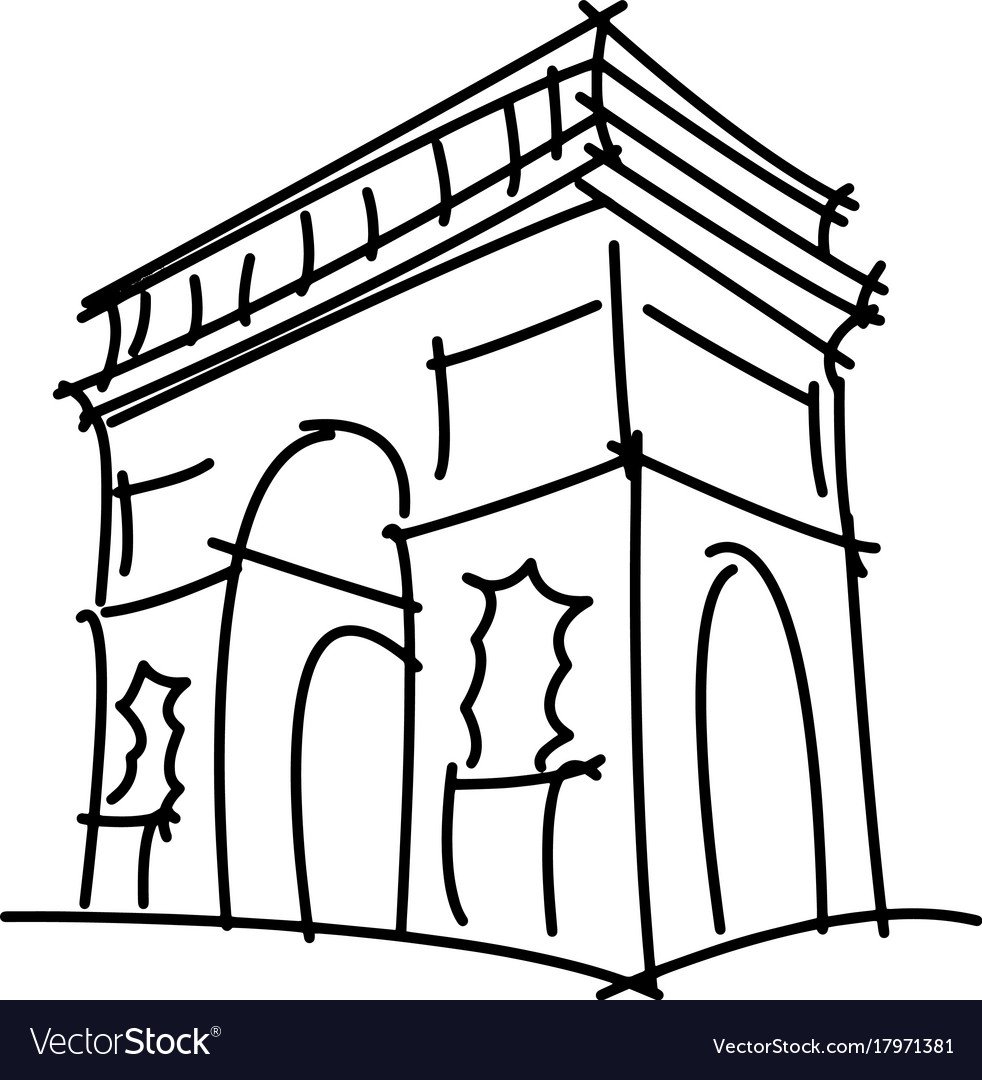 Триумфальная арка Краснодар вектор