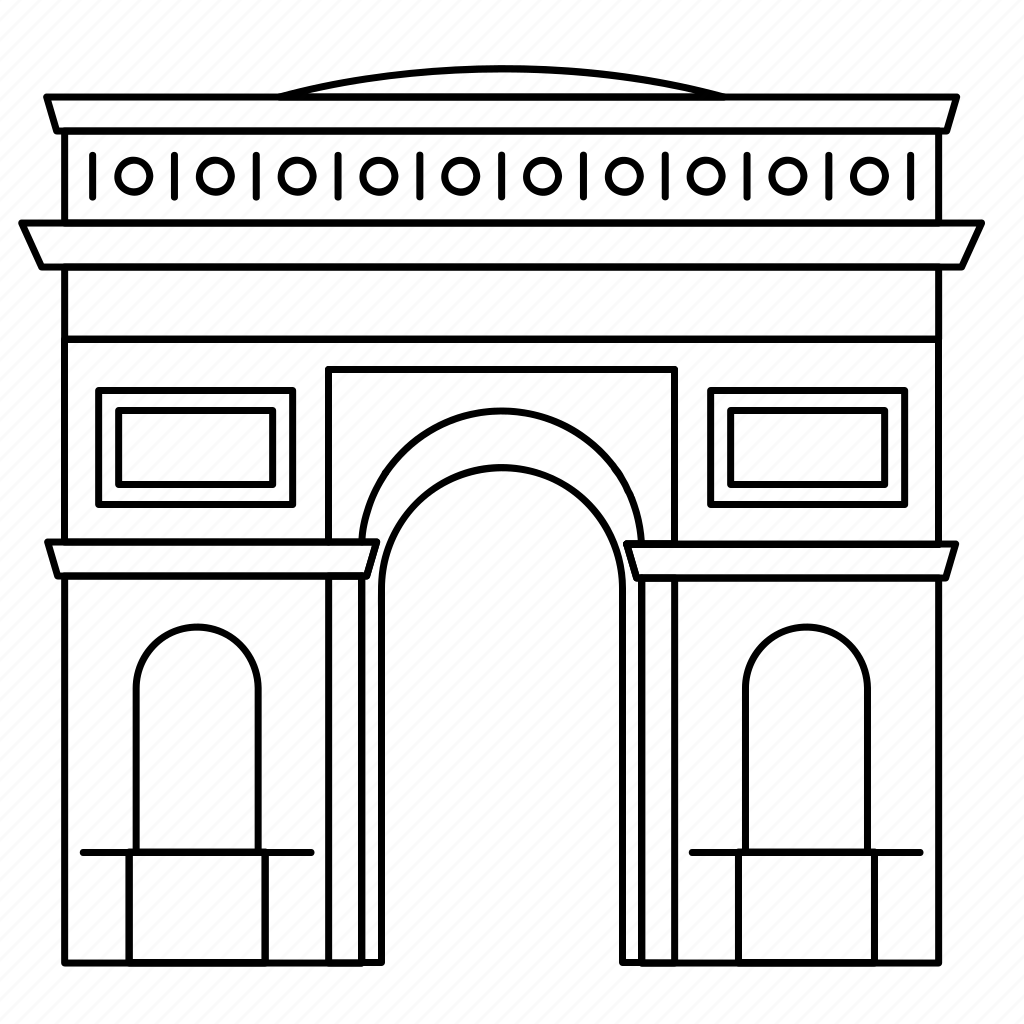 Триумфальная арка Ставрополь рисунок