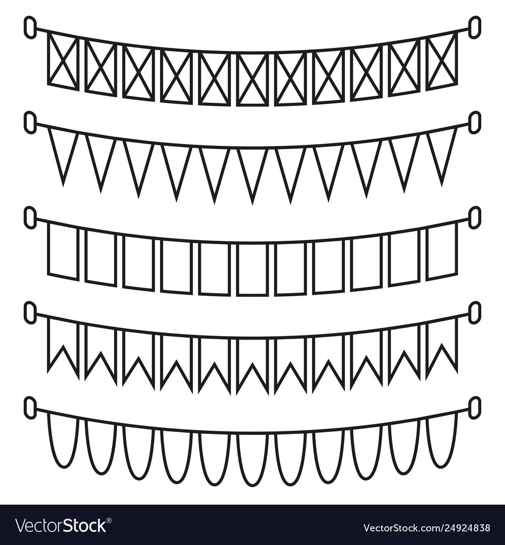 Флажки для раскрашивания