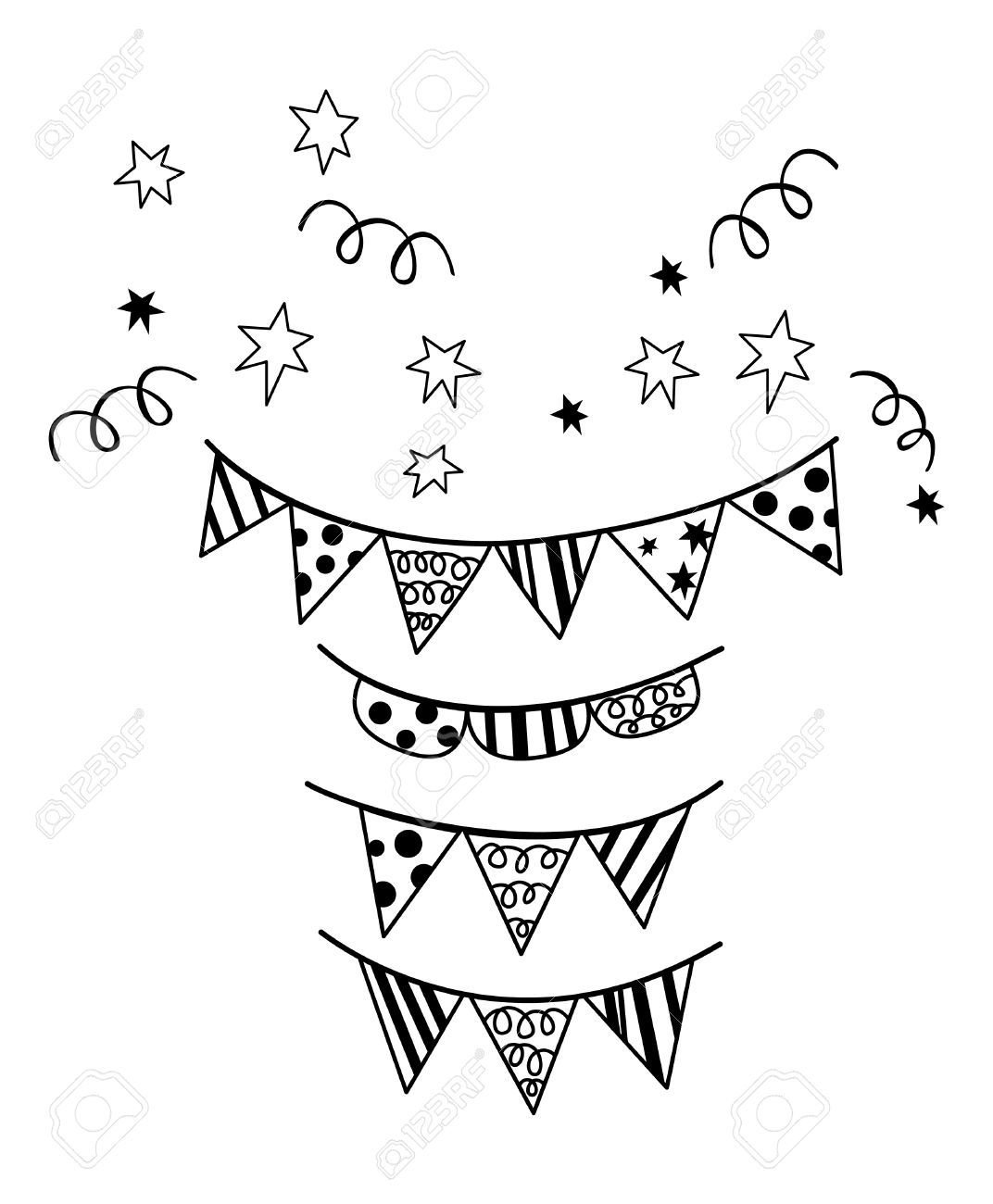 Гирландараскраска для детей