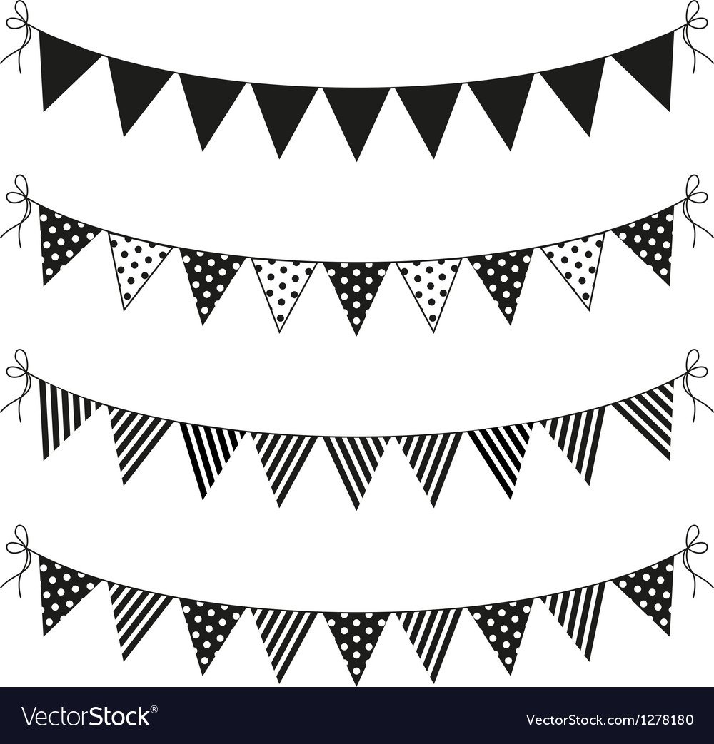 Флажки Happy Birthday