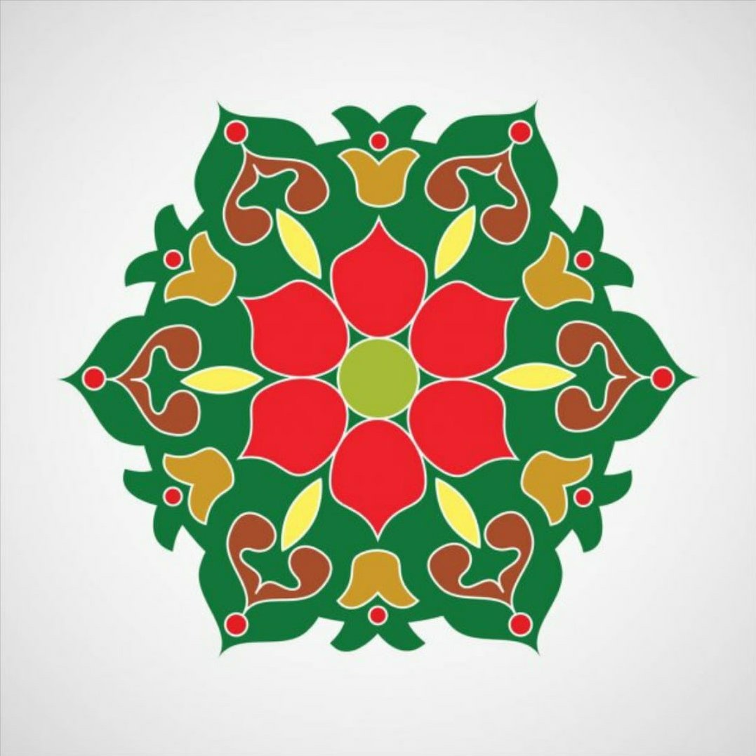 Татарский узор в круге