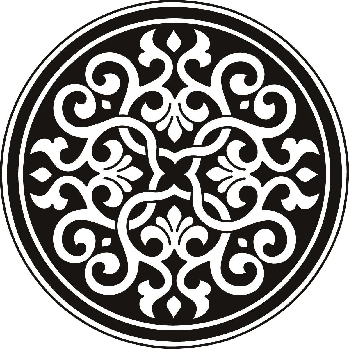 Круглый орнамент