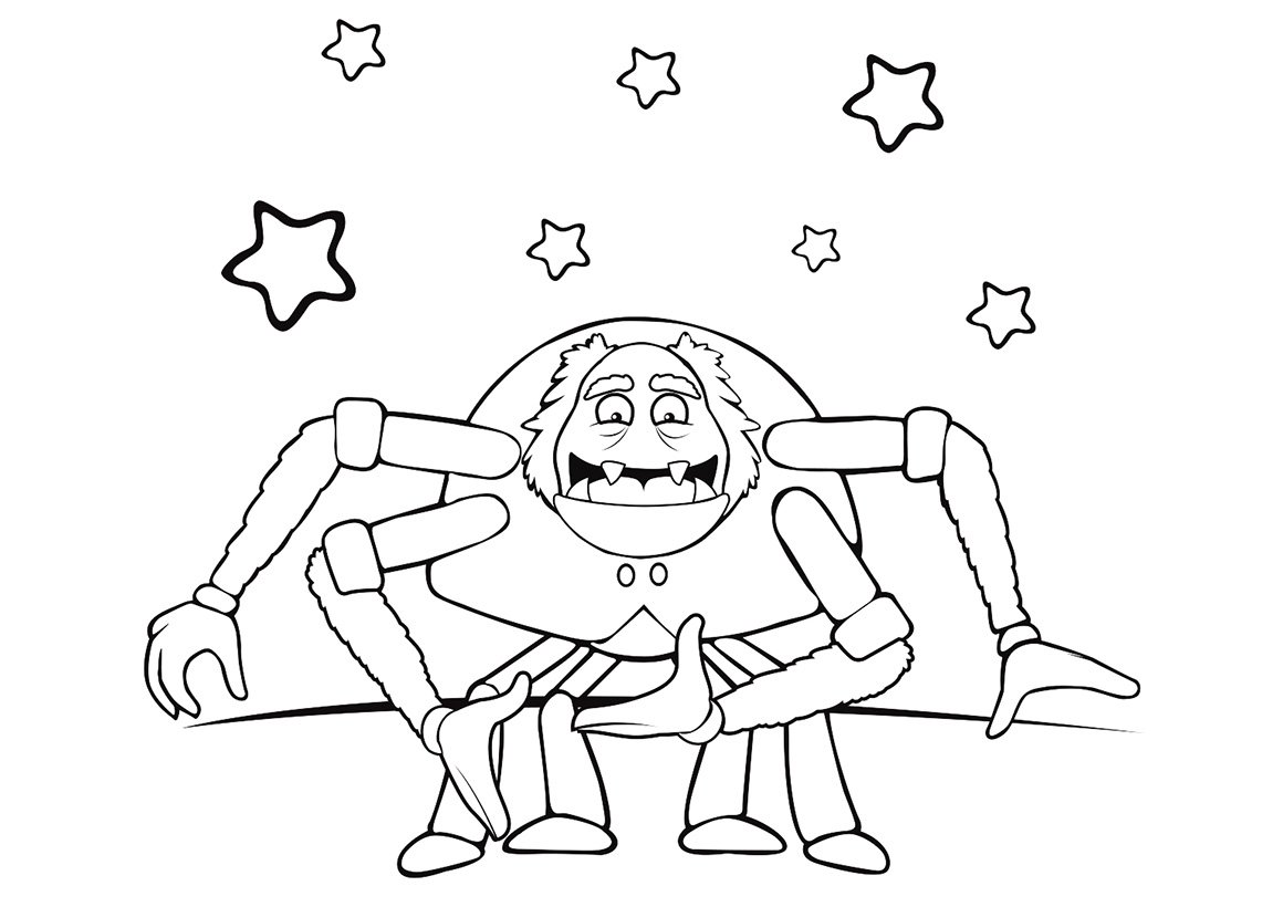 Раскраски Лунтик Шнюк