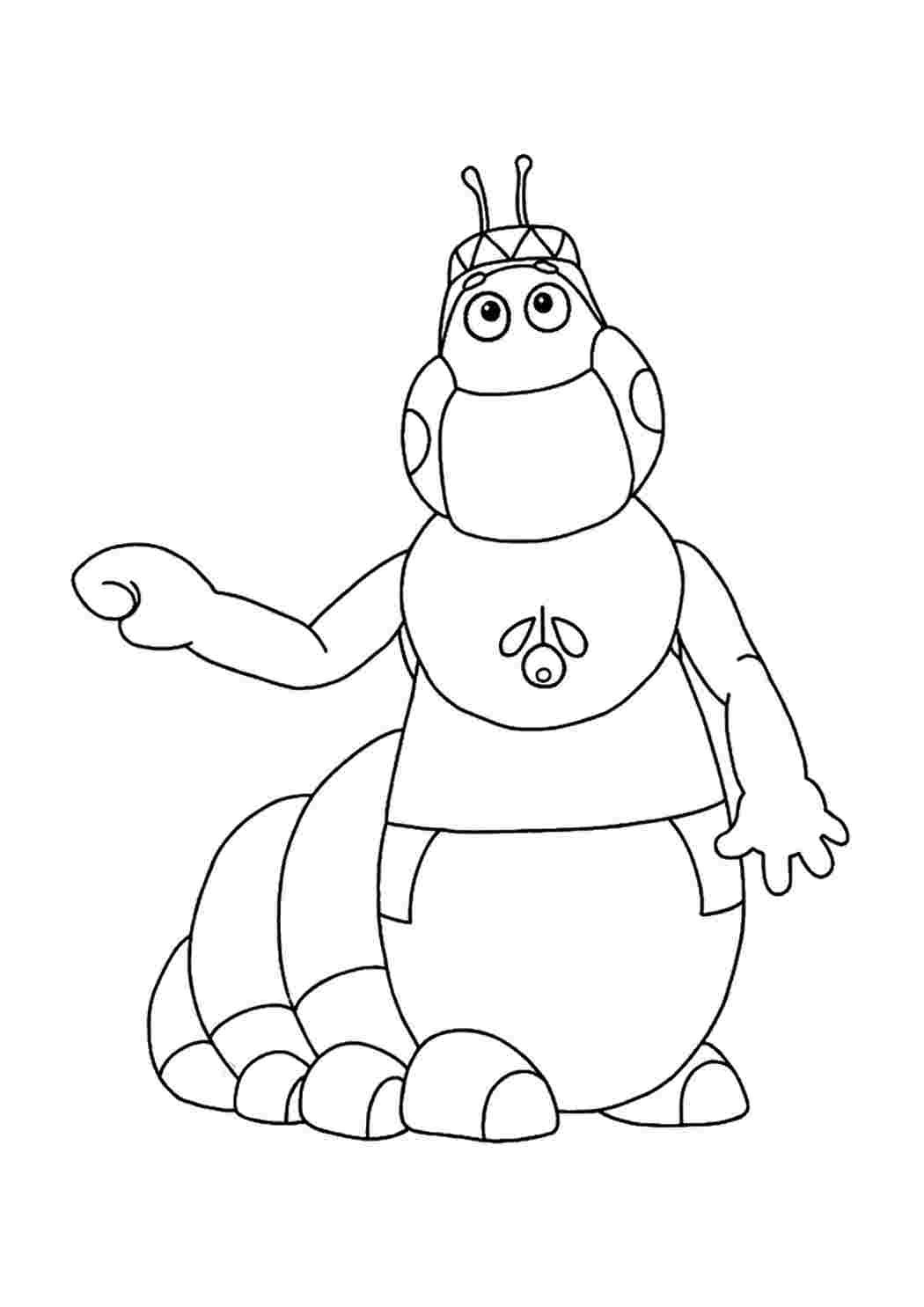 Герои мультфильма Лунтик баба Капа