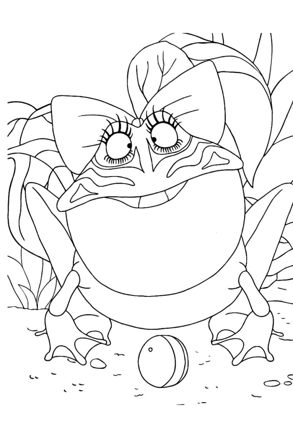 Лунтик Кузя и Пчеленок раскраска