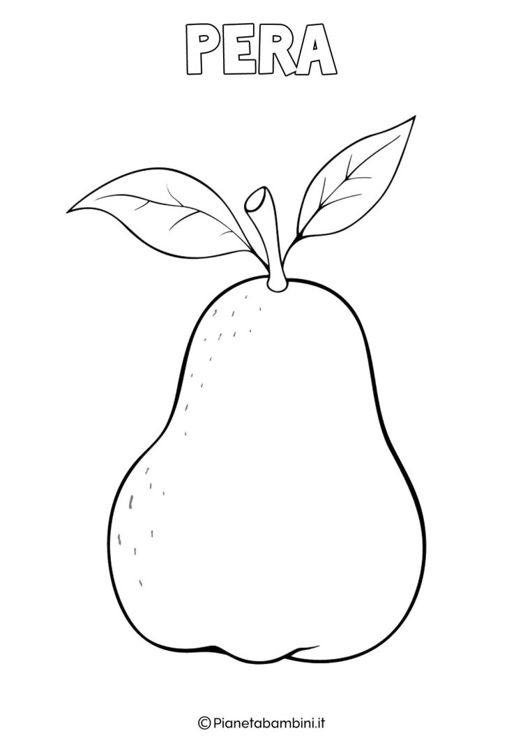 Груша рисунок черно белый