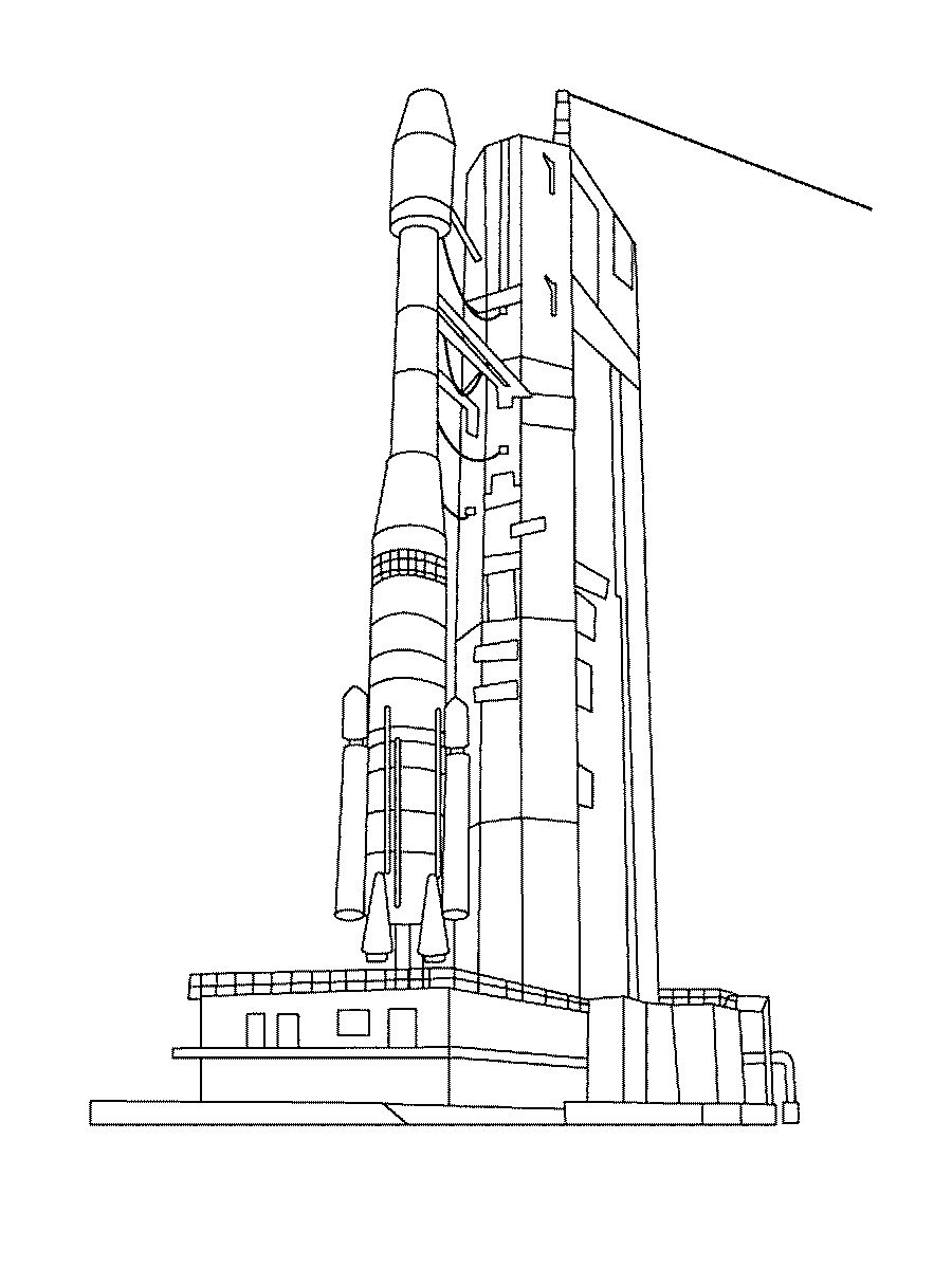 Ракета раскраска