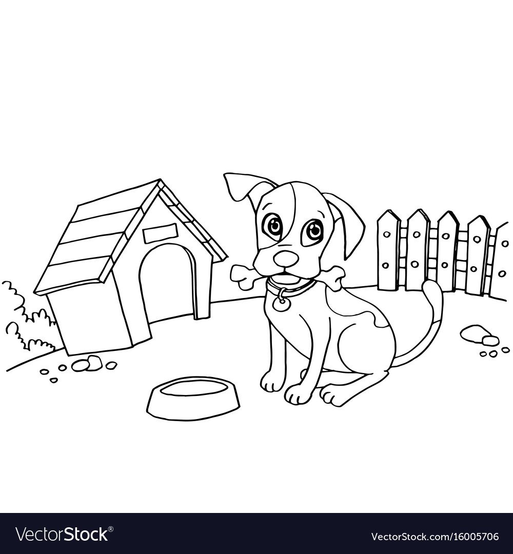 Раскраска синяя будка