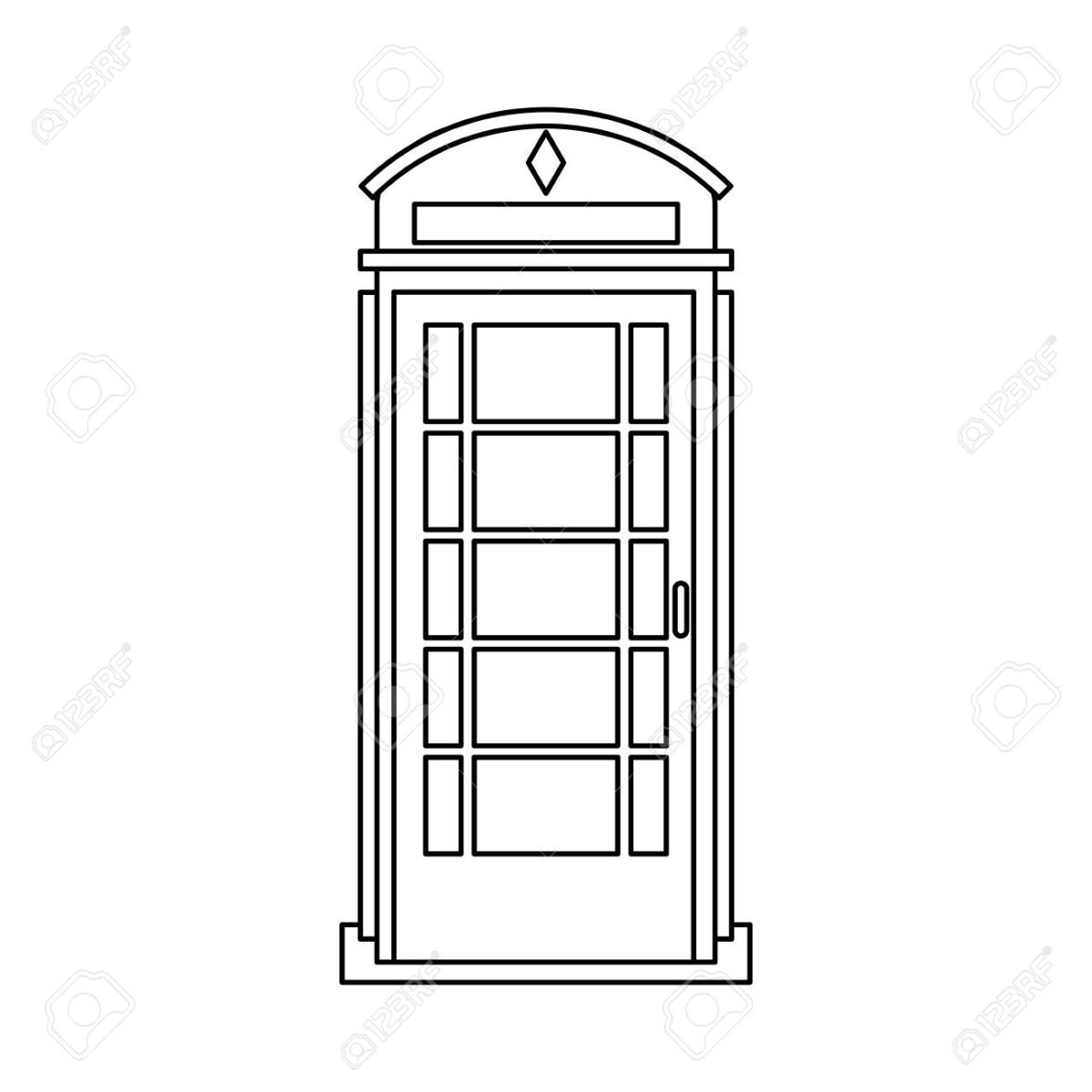 Раскраска домик для собачки