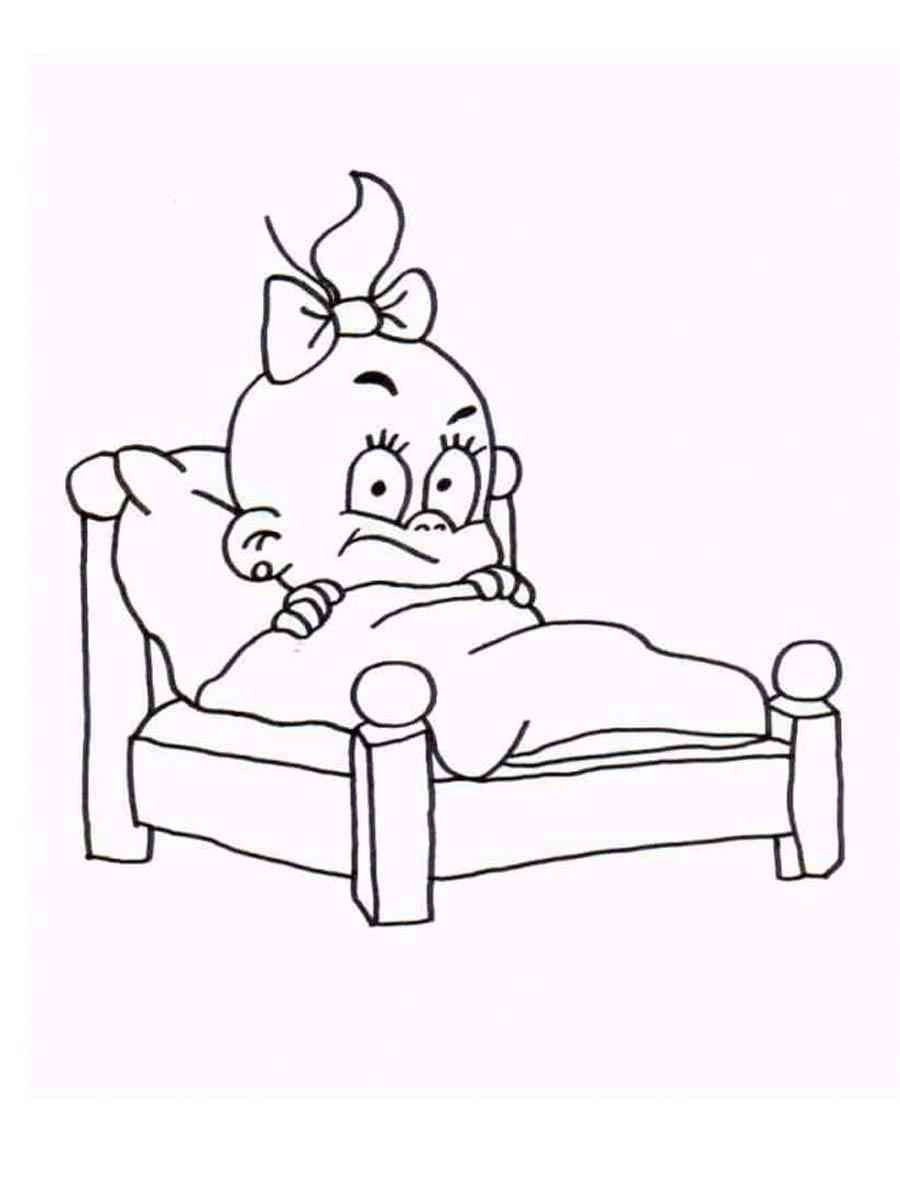 Раскраска утро для детей