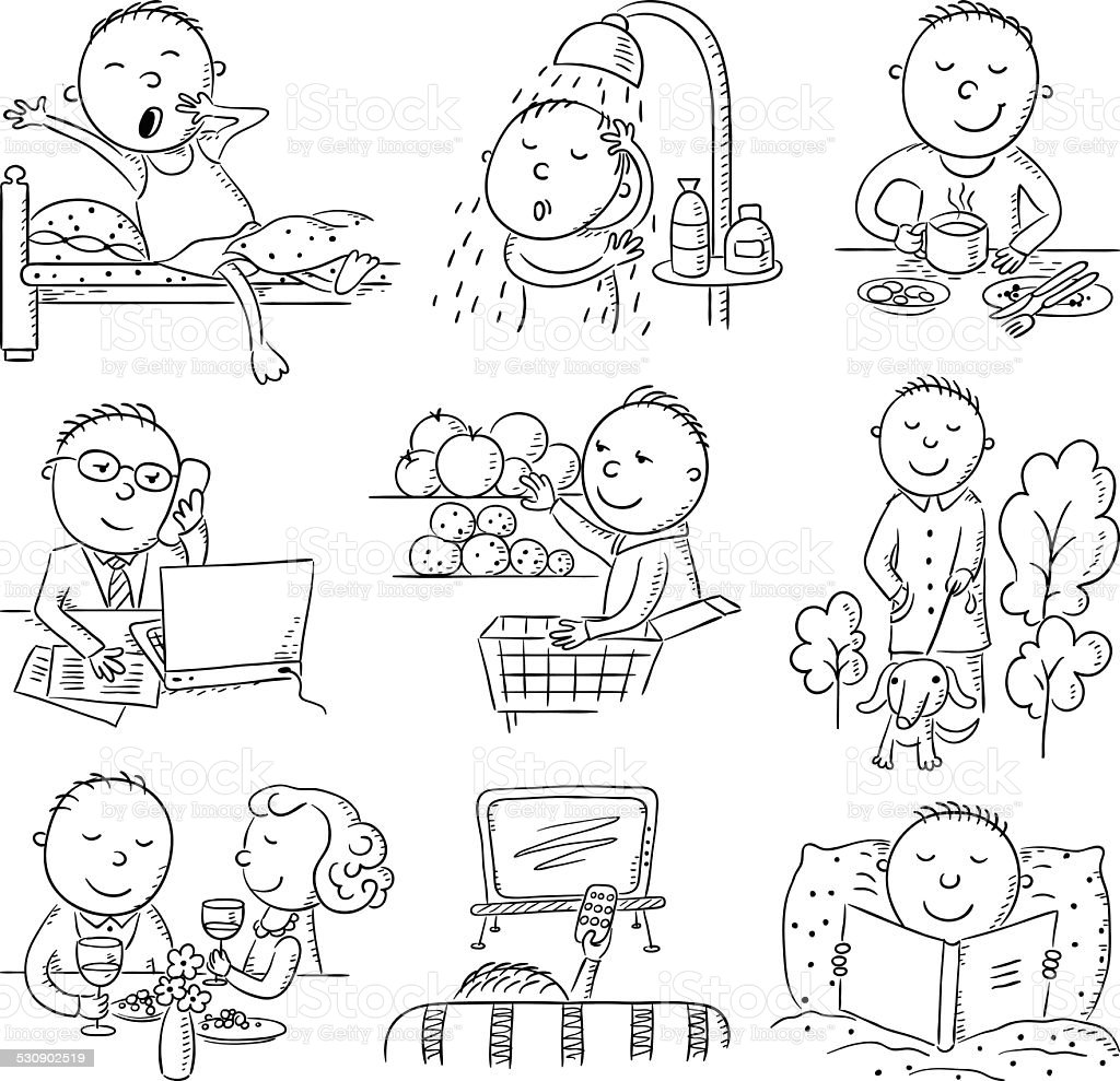 Мальчик спит раскраска