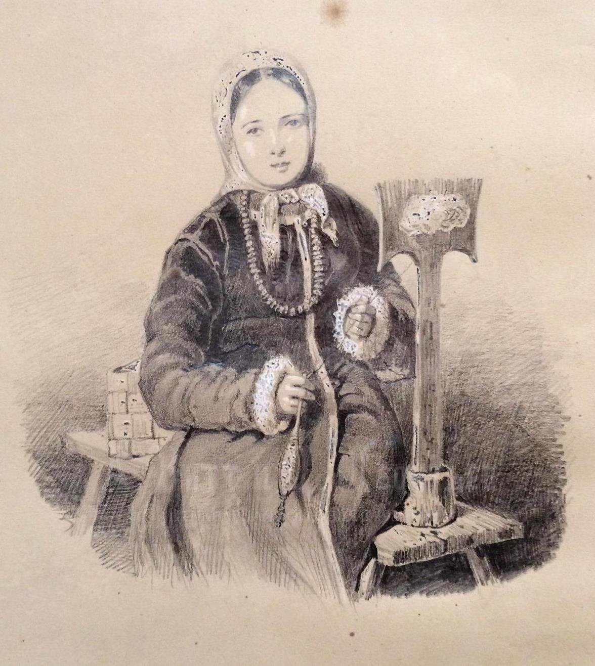 Прялка 19 век