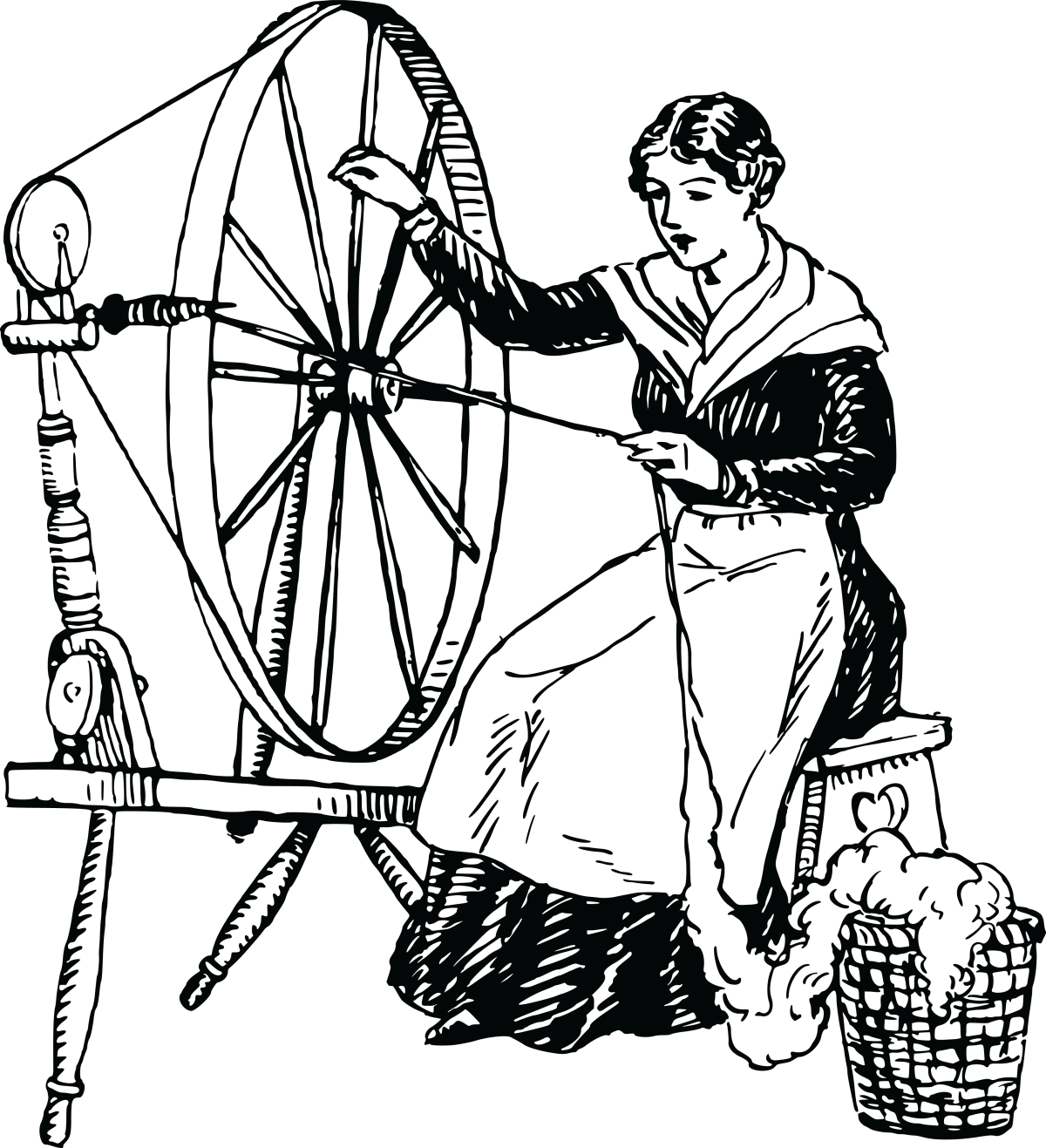 Веретено раскраска