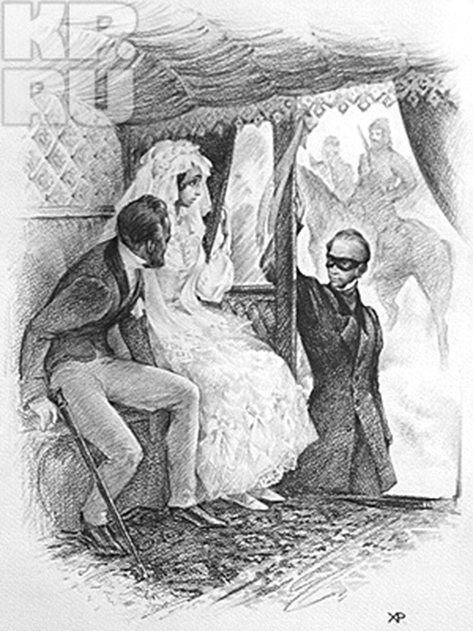 Иллюстрации к роману Дубровский