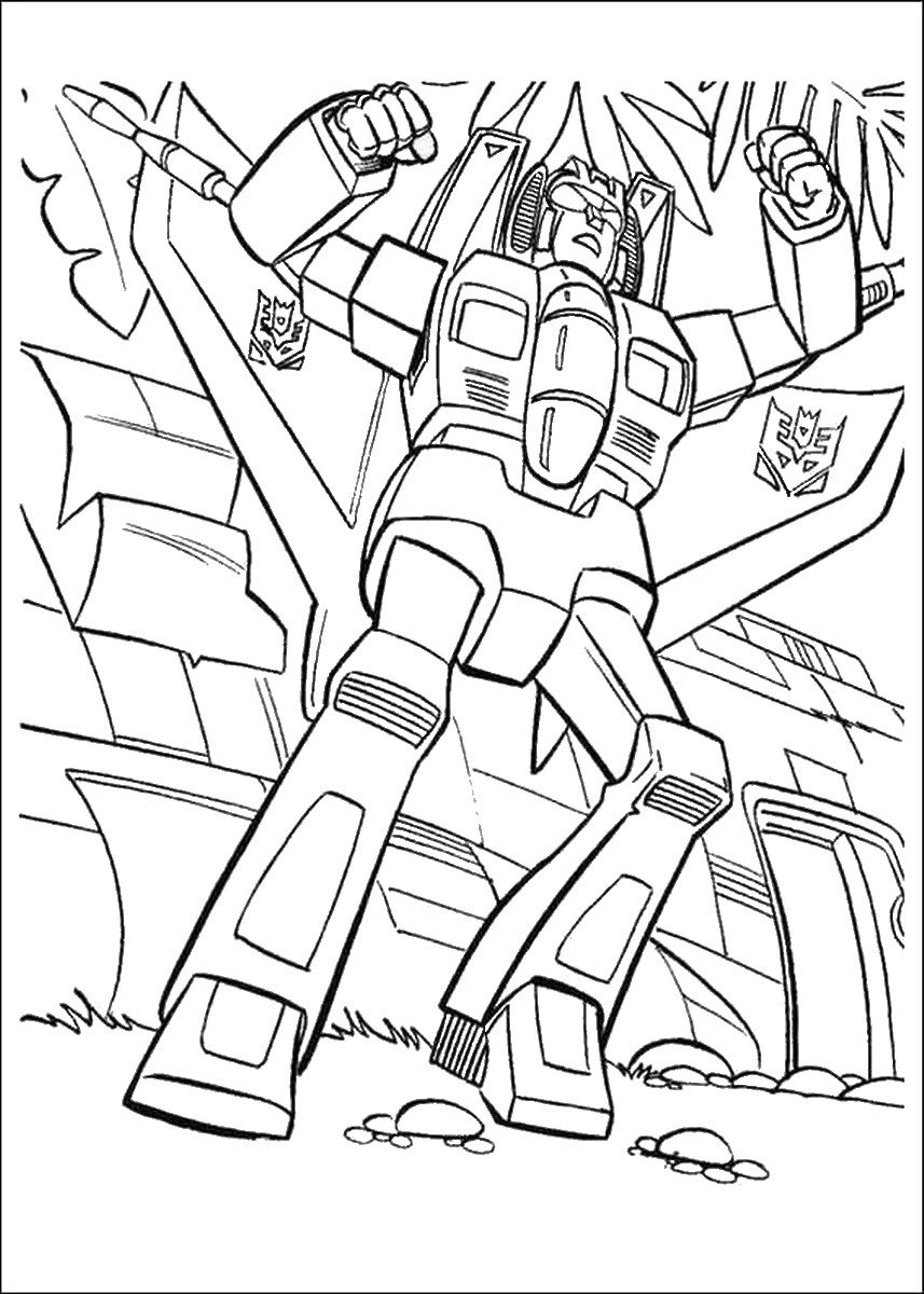 Трансформеры роботы под прикрытием Бамблби раскраска