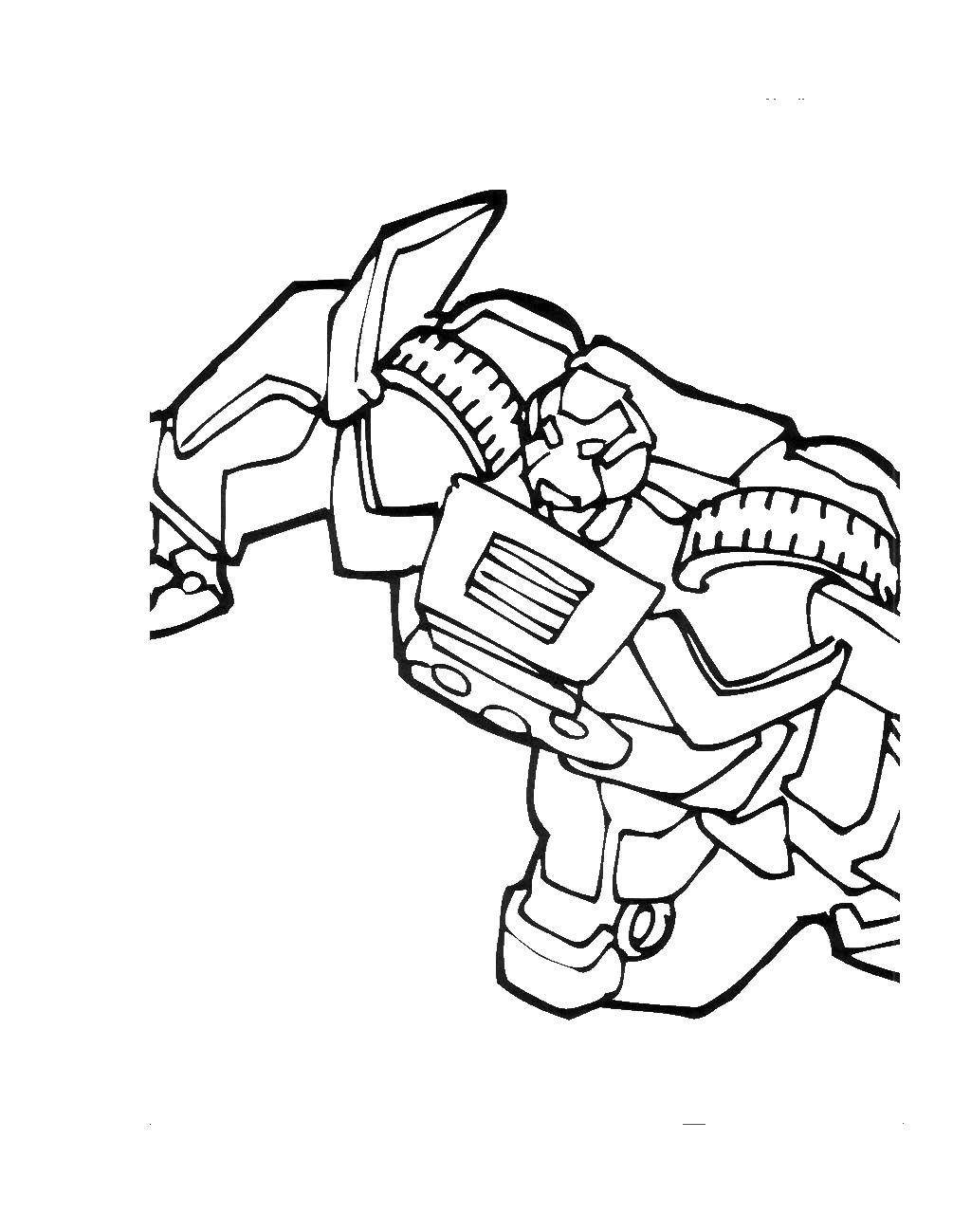 Трансформеры роботы под прикрытием раскраска