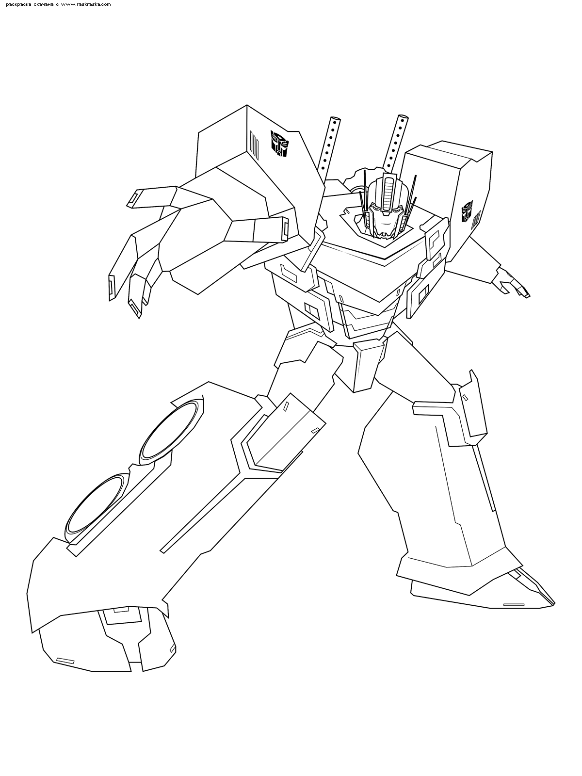 Раскраски для мальчиков трансформеры Десептиконы