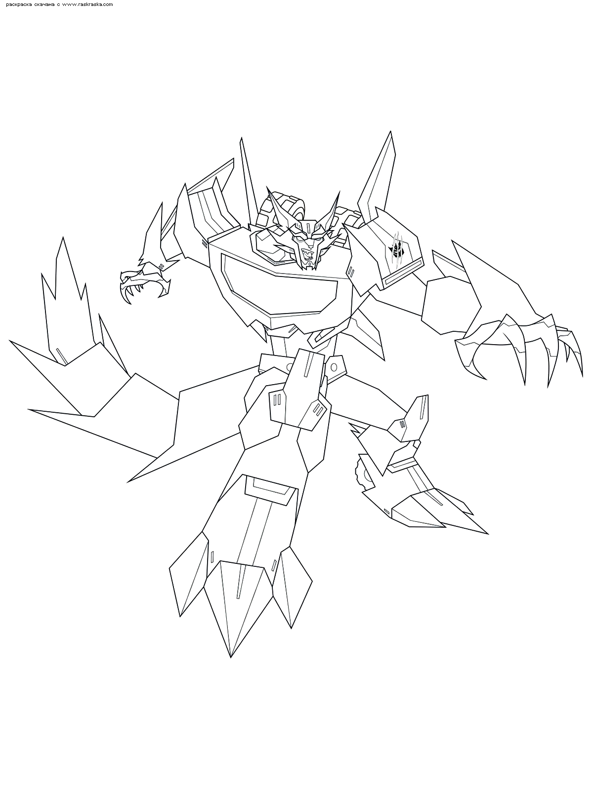 Трансформеры кибервселенная раскраска