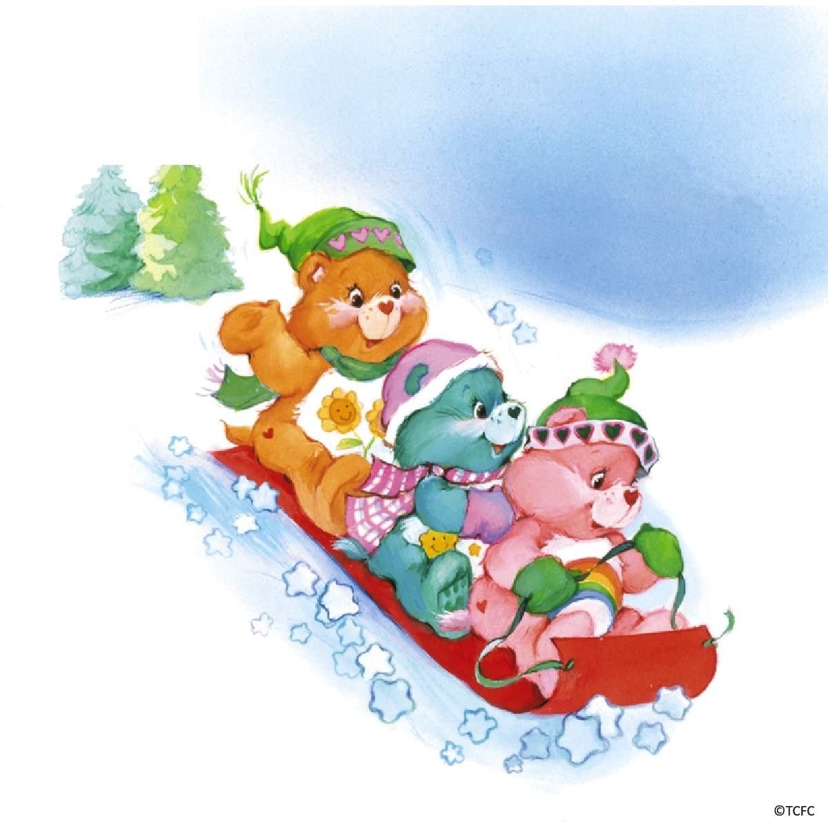 Звери катаются с горки