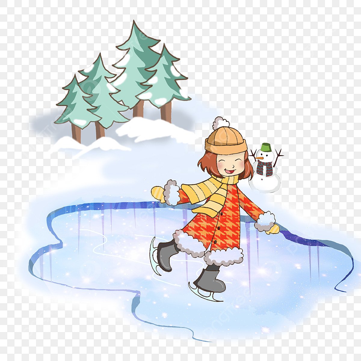 Катания на коньках, лыжах, санках