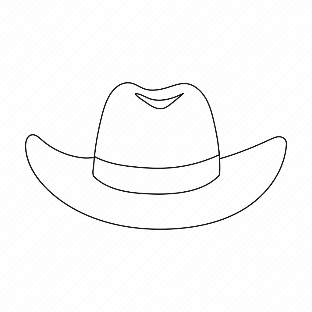 Шляпа раскраска