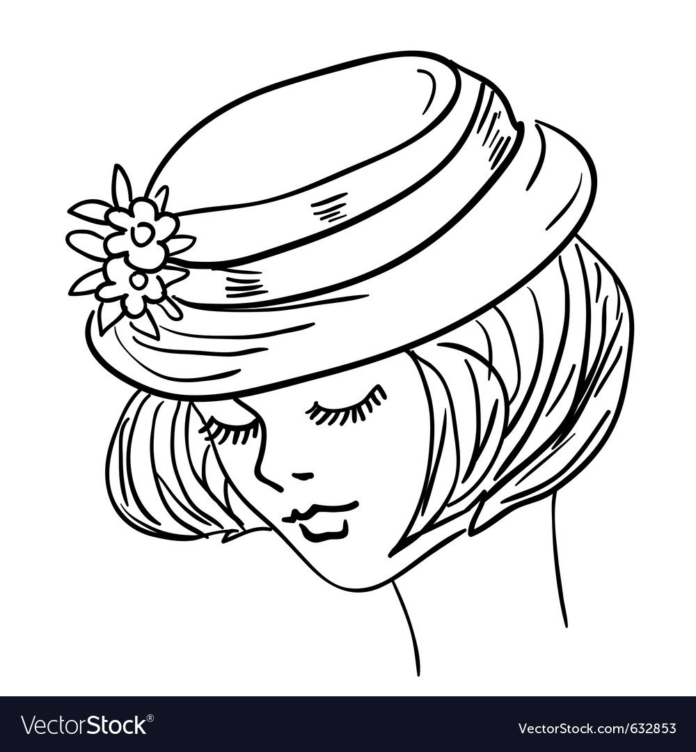 Шляпки для срисовки