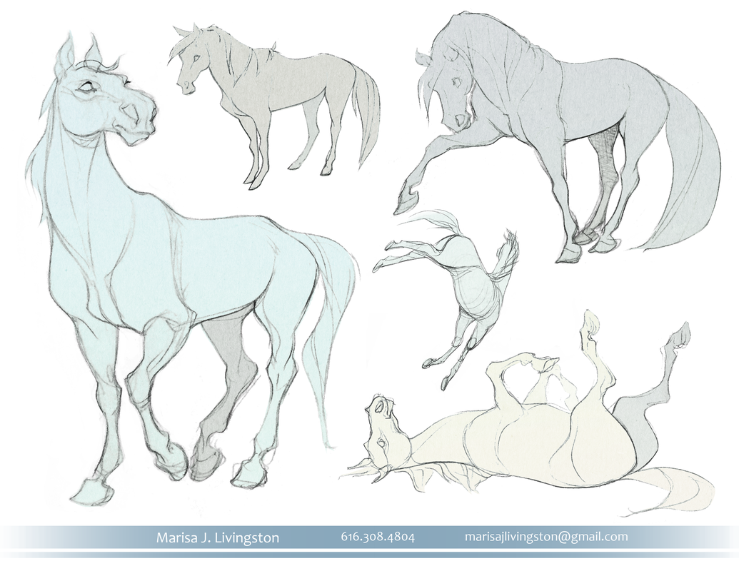 Референс лошади спирит