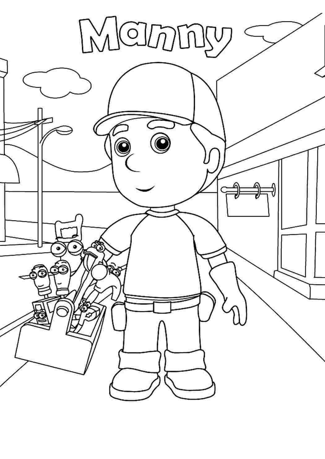 Раскраска монтажник для детей