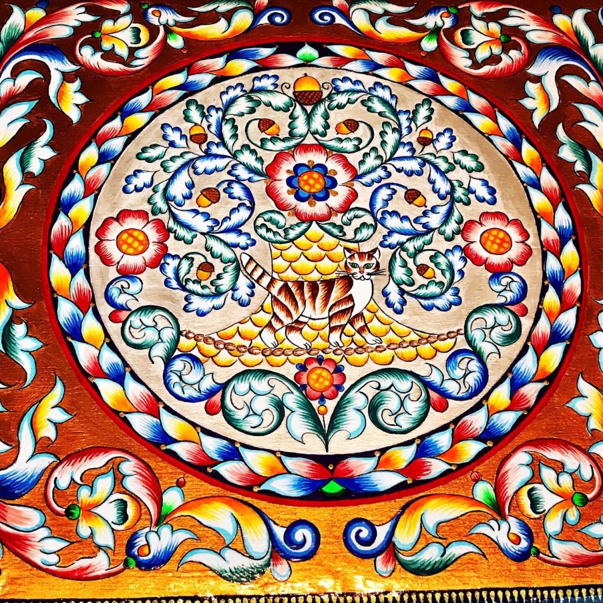 Гуслицкая роспись в Егорьевске