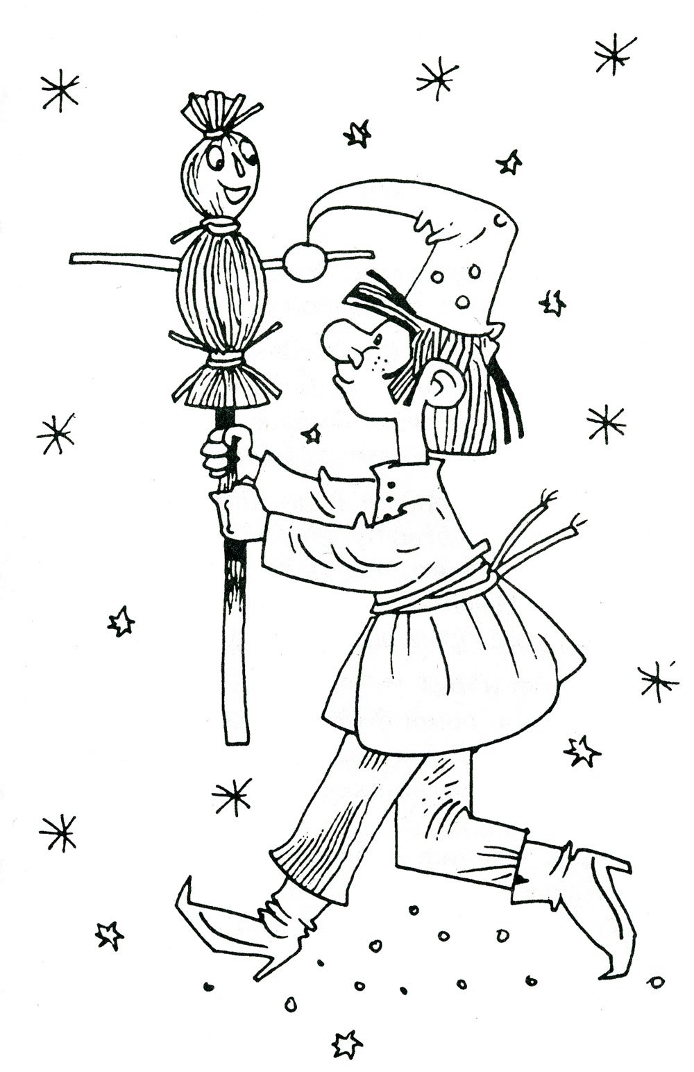 Масленица раскраска