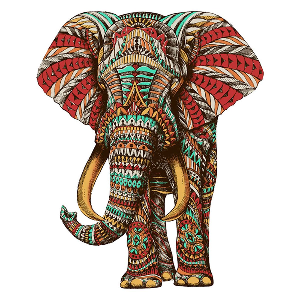 Слоны в индийском стиле