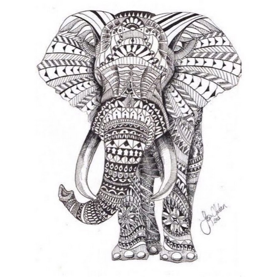 Слон Мандала Индия