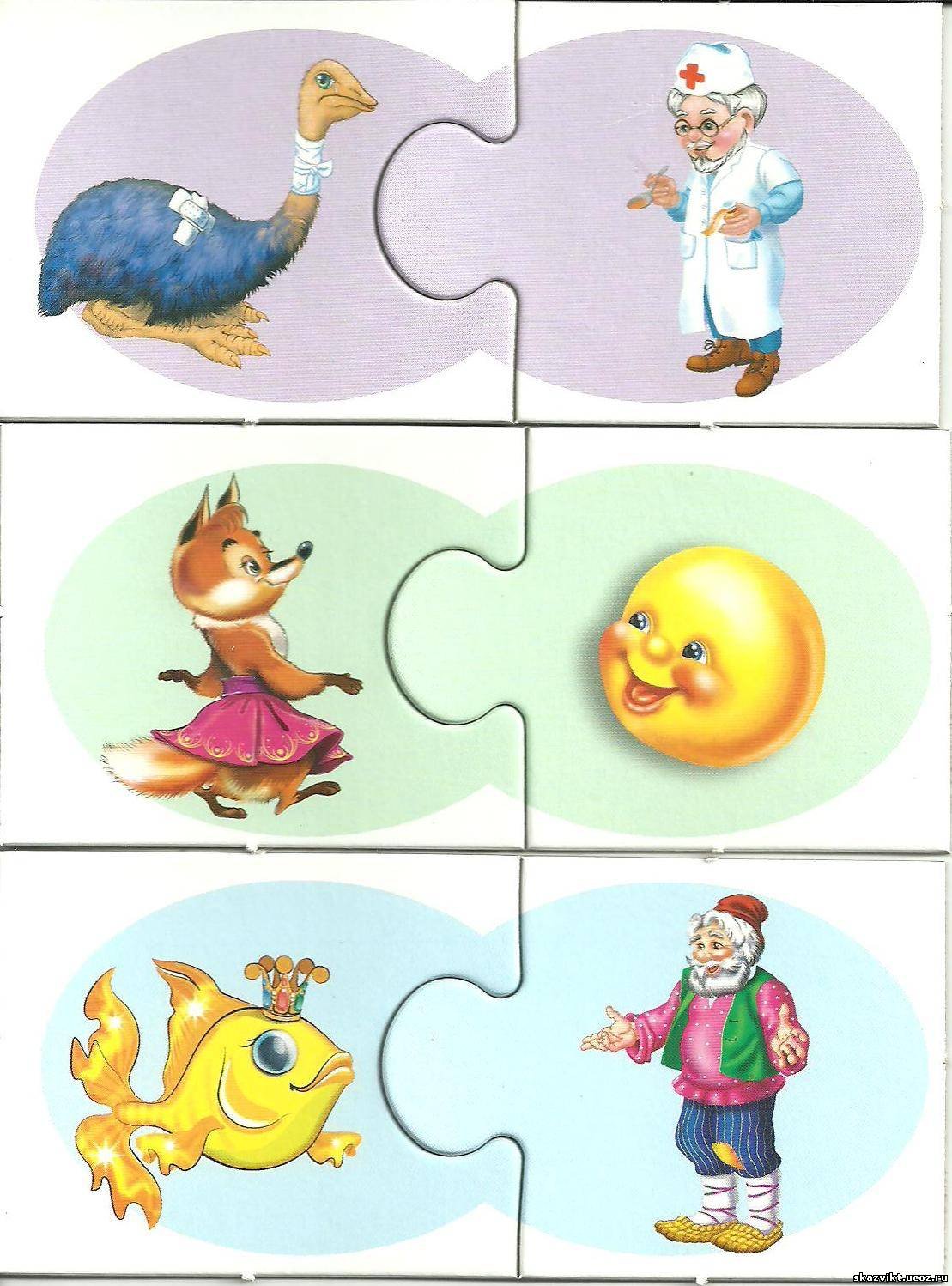 Дидактические карточки по сказкам