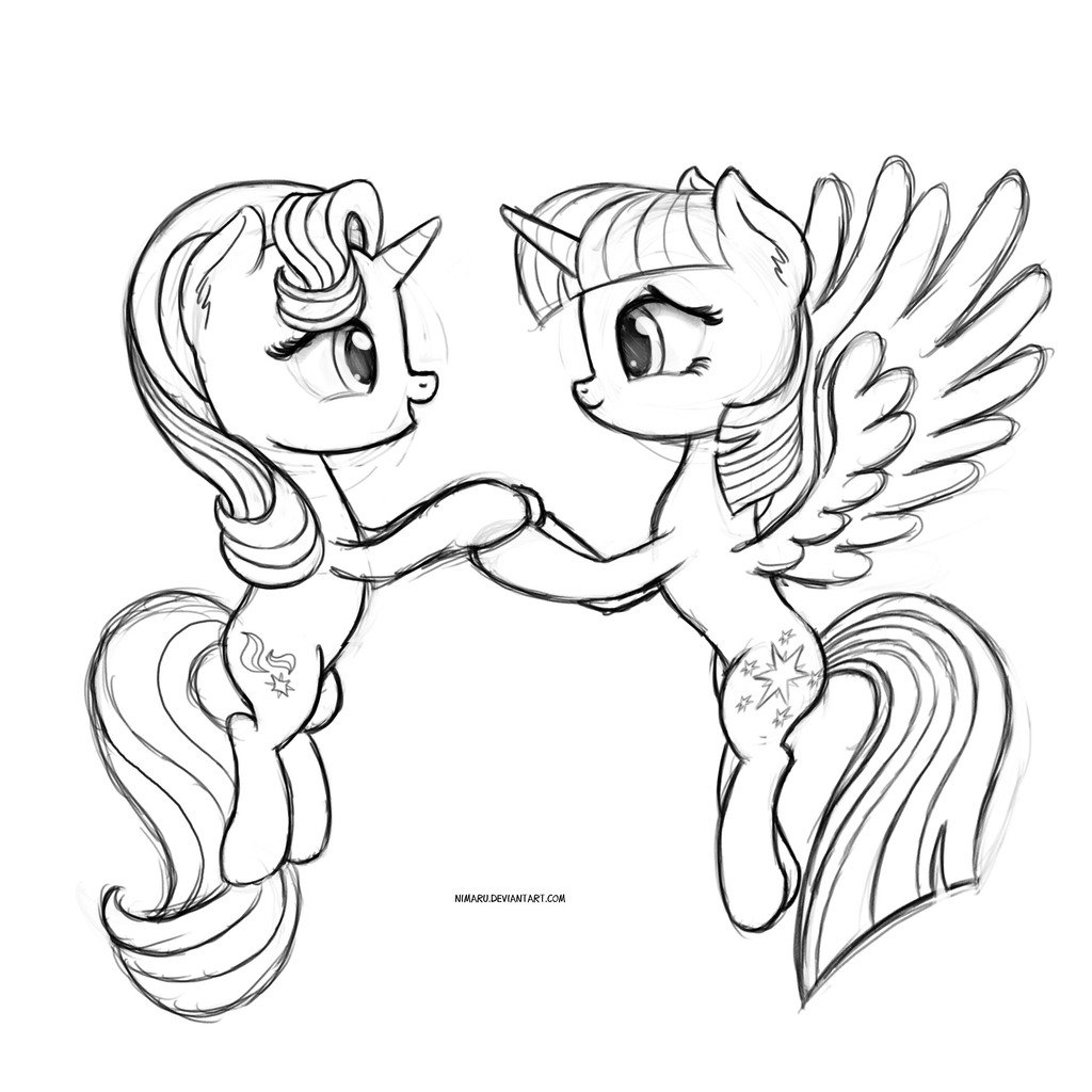 Раскраски пони Старлайт Глиммер