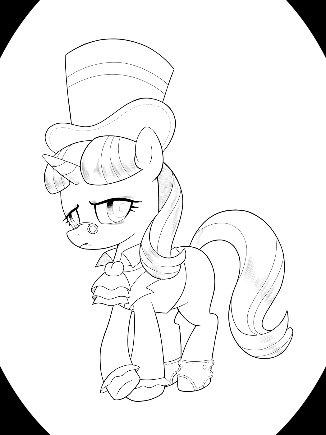 Раскраски пони Скарлайт