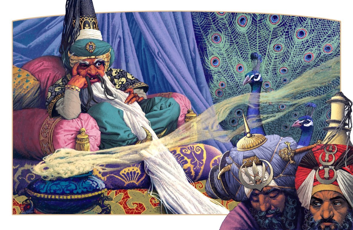 Руслан и Людмила Черномор иллюстрации Владимирского