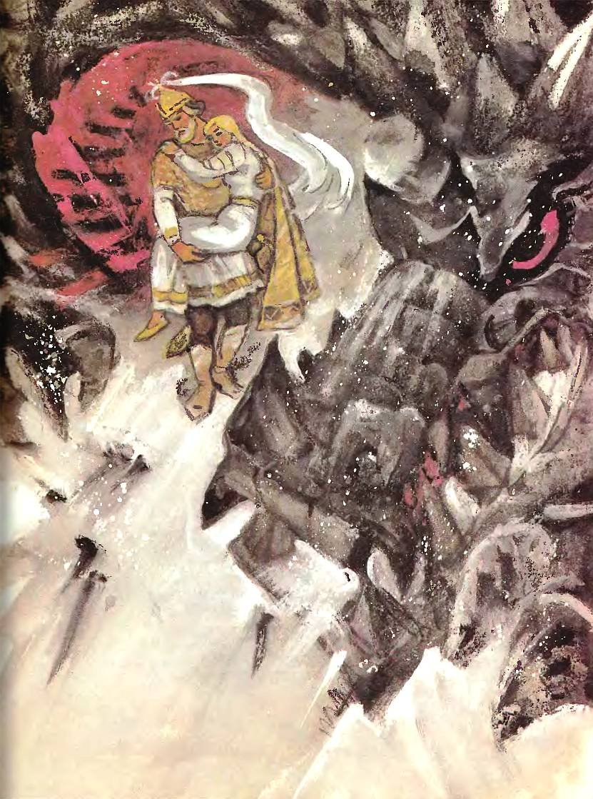 Пушкин Руслан и Людмила голова богатыря