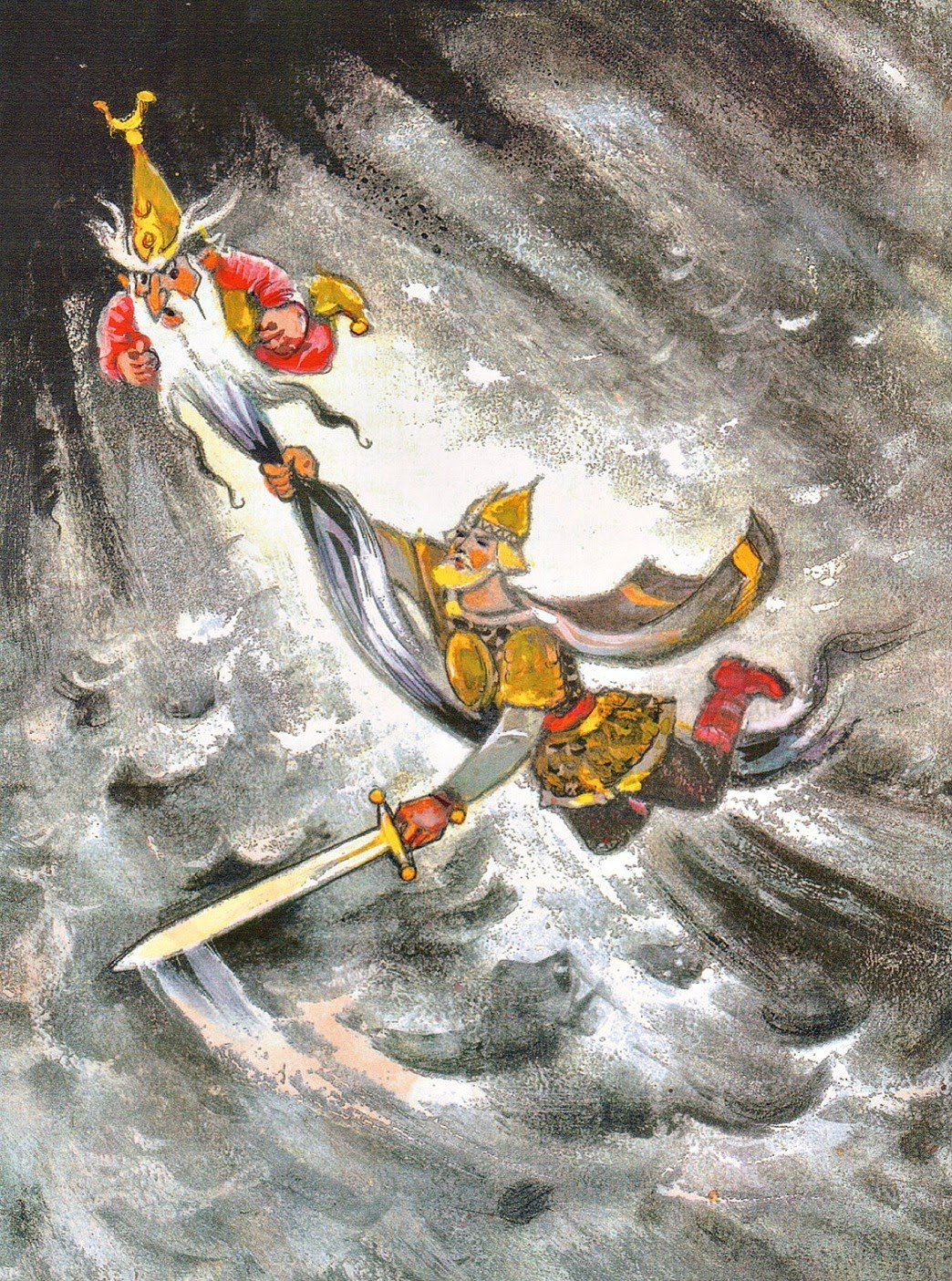 Руслан и Людмила иллюстрации Черномор