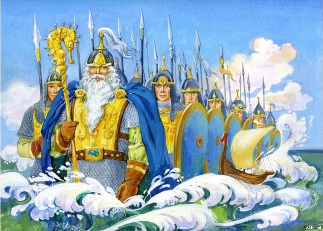 Иллюстрации руслан и черномор