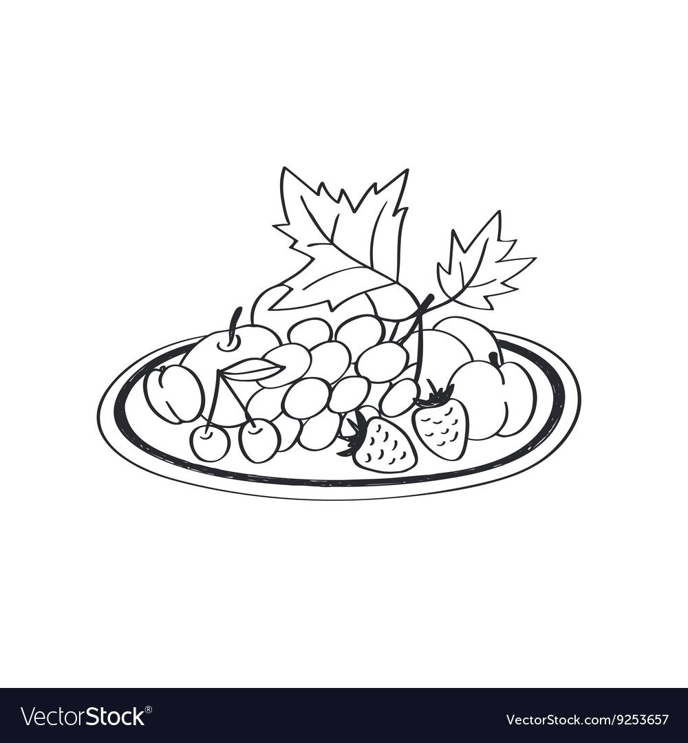 Яблоко раскраска для детей