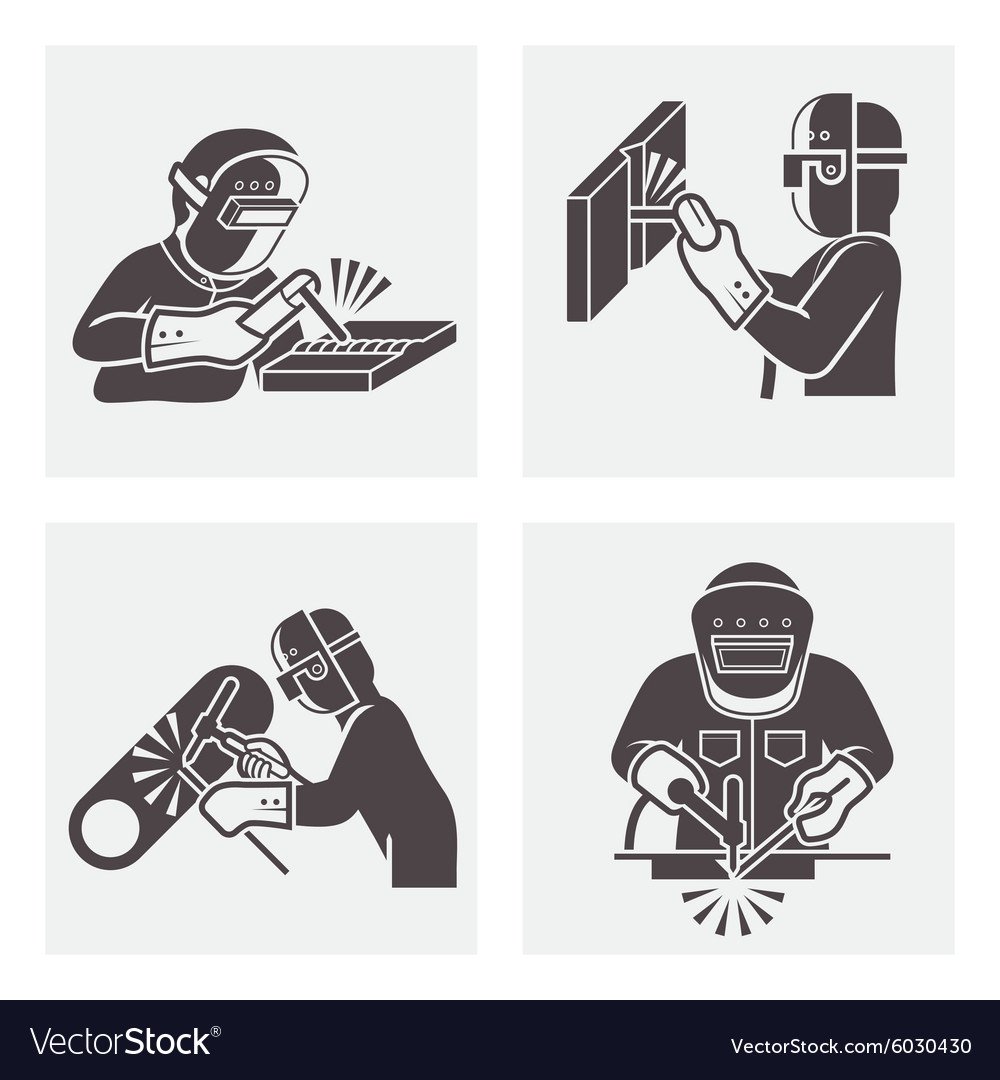 Графическое изображение сварщика