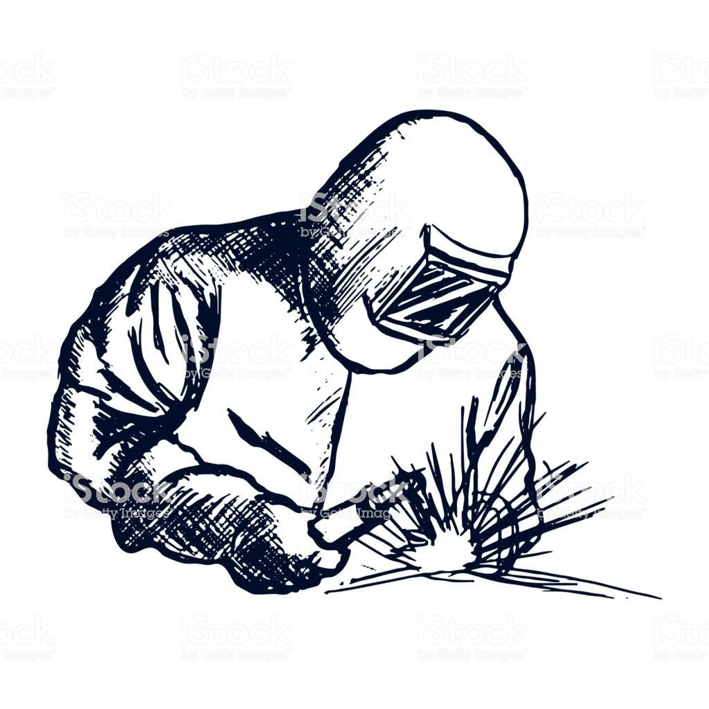 Рисунки на сварочной маске Наброски