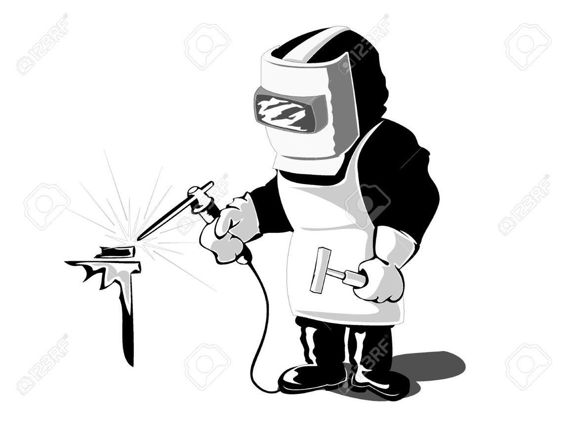 Сварщик силуэт