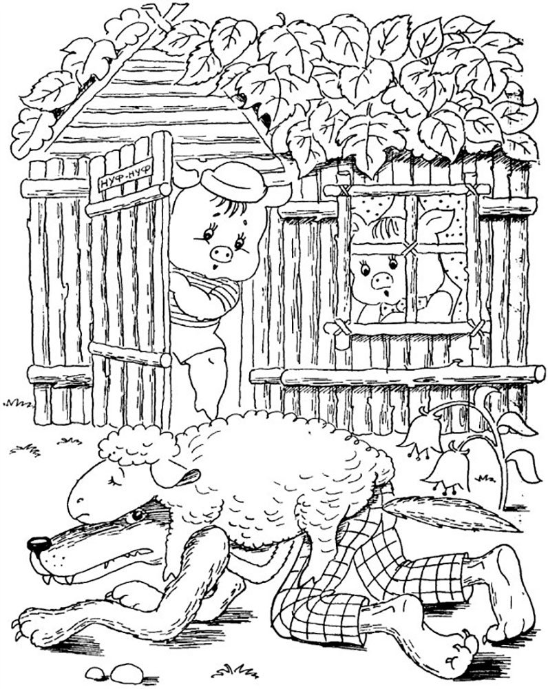Агния Барто раскраски к стихам