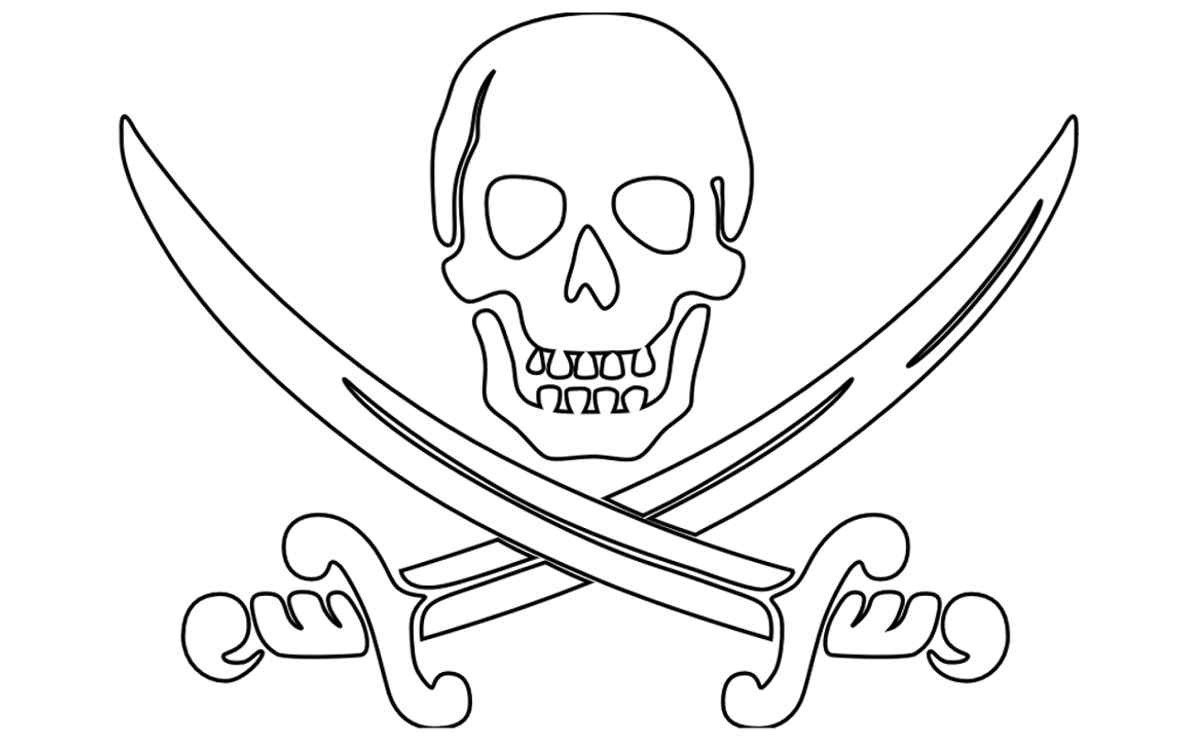 Раскраска сабли для детей