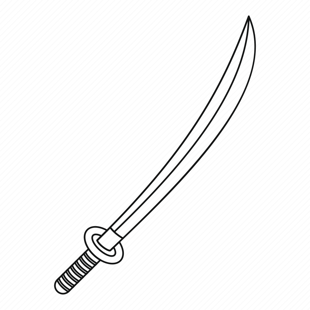 Контур катаны