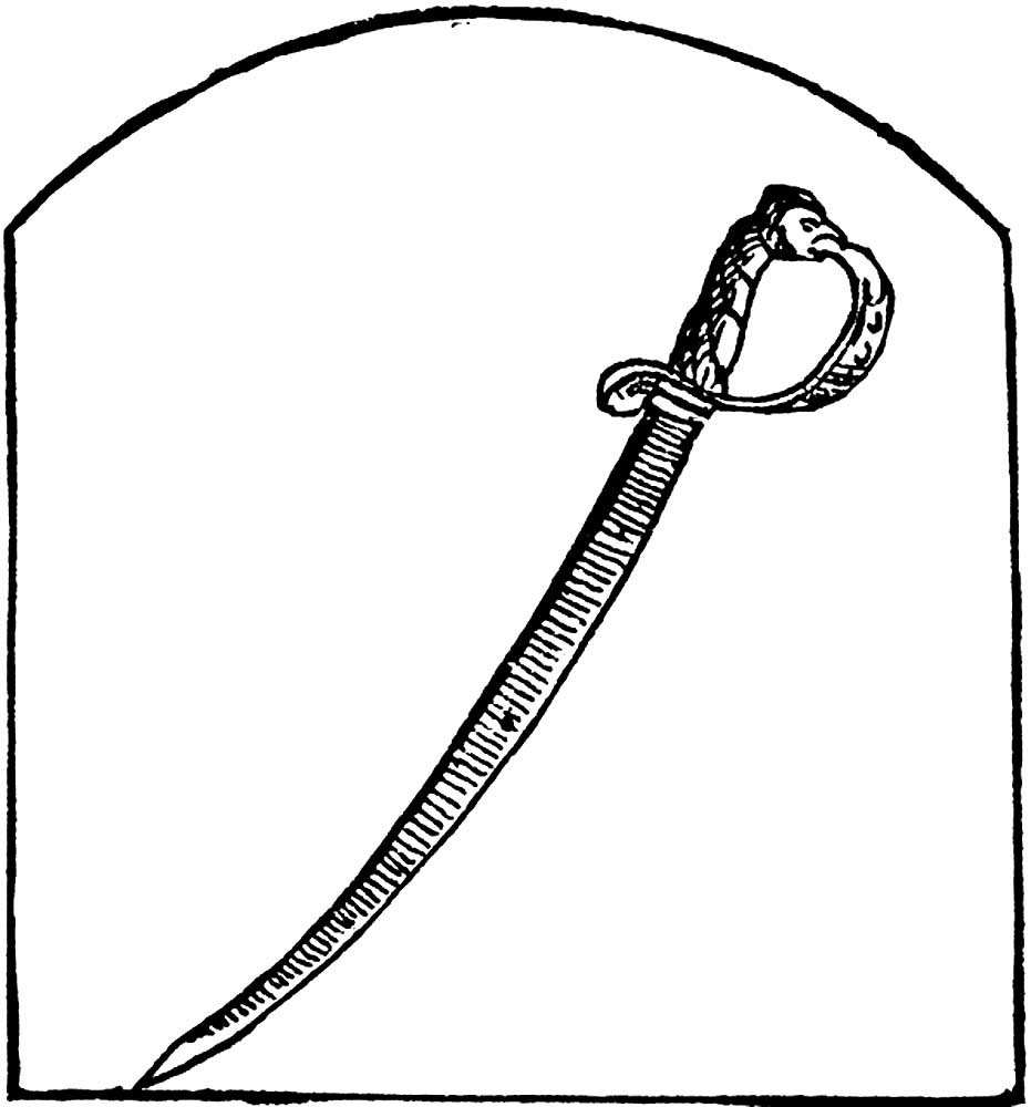 Распечатка сабля