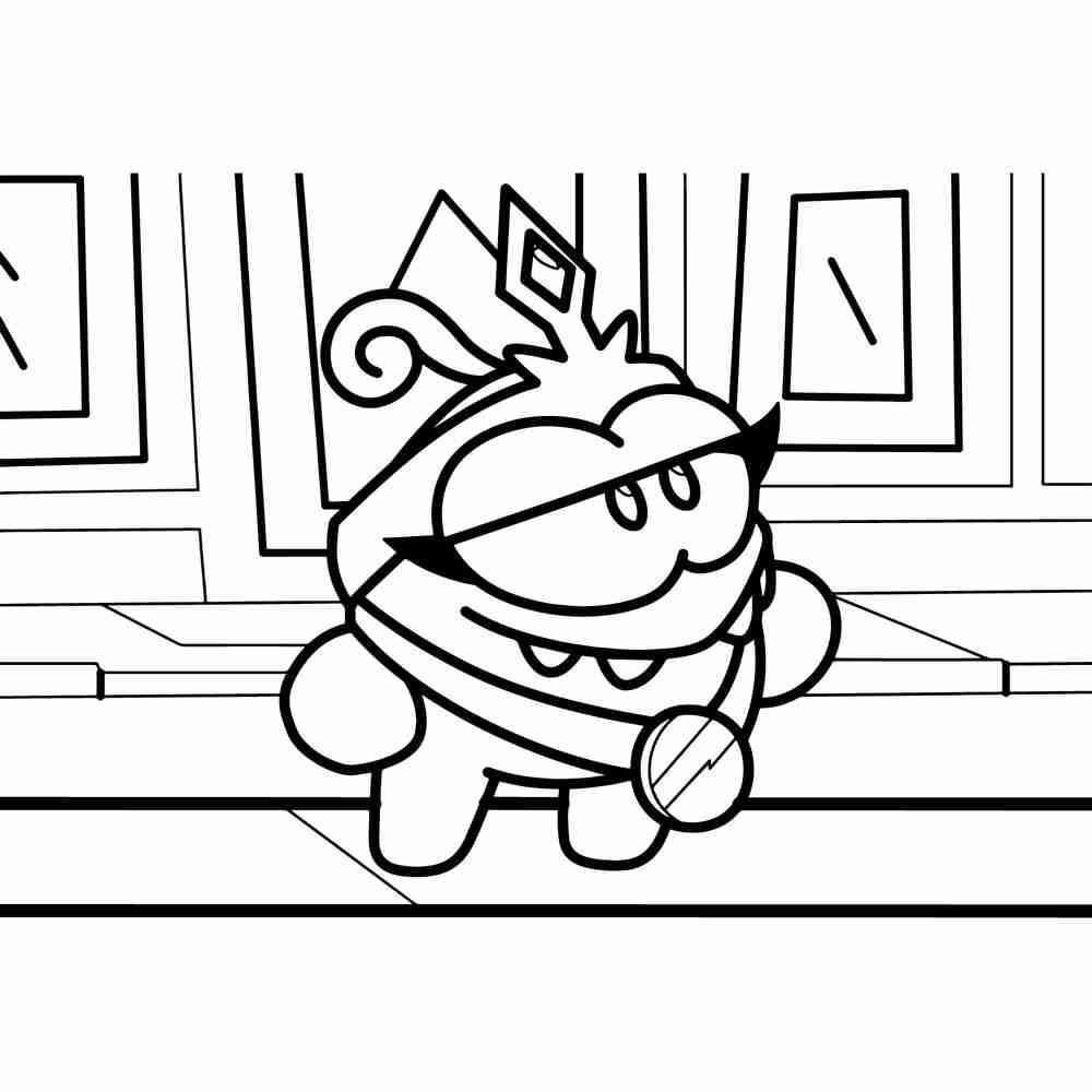 Супер Нямы раскраска